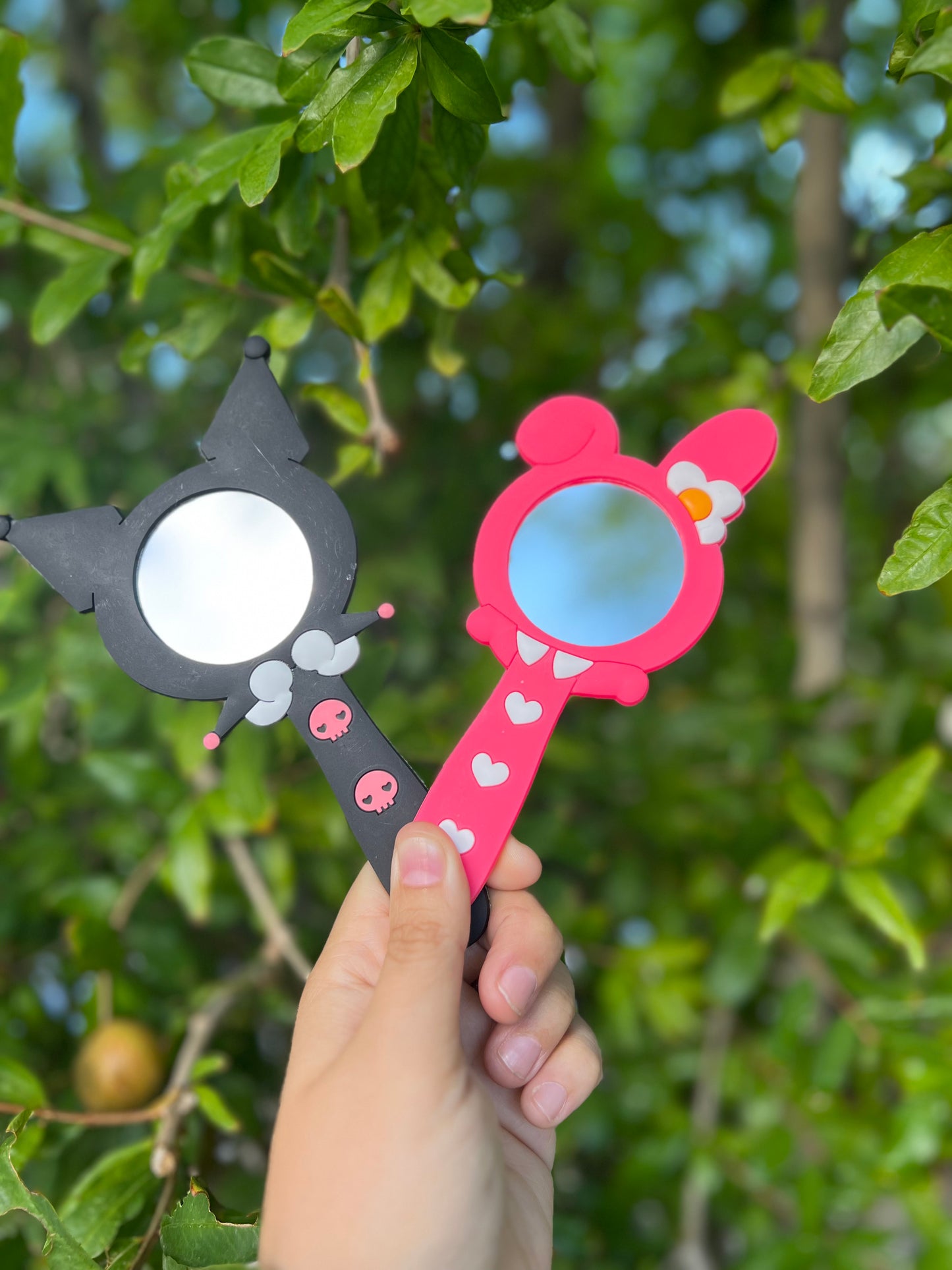 Kuromi & My Melody Hand Mirror